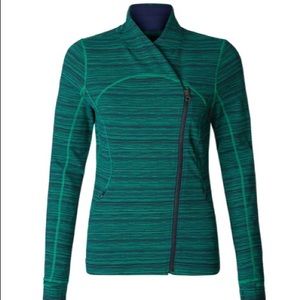 Lululemon Precision Jacket Size 12 (cyber jungle hero green)